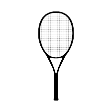 Moving tennis racquet